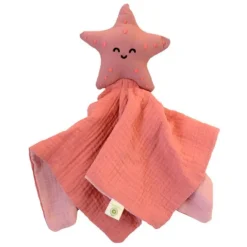 Muñeco Doudou de algodón orgánico Estrella de mar - aPunt Barcelona