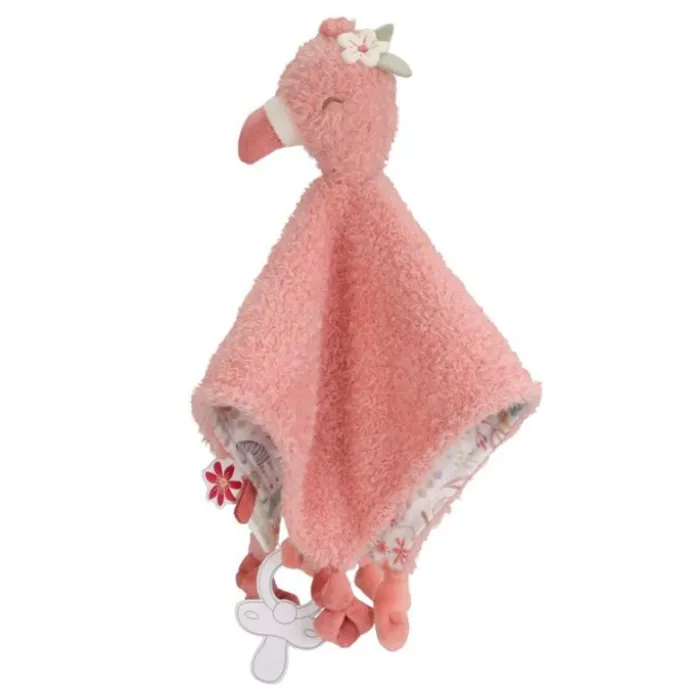 Muñeco Doudou flamenco de peluche Safari Friends - Little Dutch