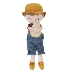 Muñeco granjero Jim con queso 33 cm - Little Dutch