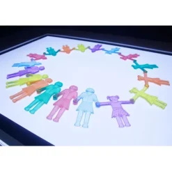 Muñecos familia de silicona de colores (36) - TickiT