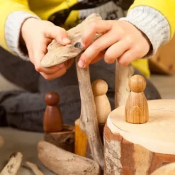 Muñecos Nins® de madera natural (3) - Grapat
