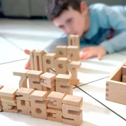 Números mini de madera para aprender matemáticas (80) - SumBlox