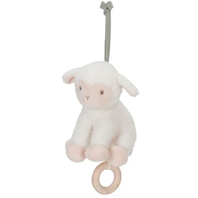 Oveja de peluche musical con colgador - Little Dutch