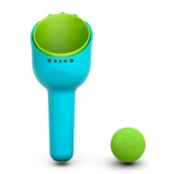 Pala, rastrillo y pelota para arena RakBi azul y verde - Bibio