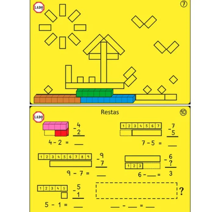 Paneles de juegos progresivos para regletas (12) - LADO
