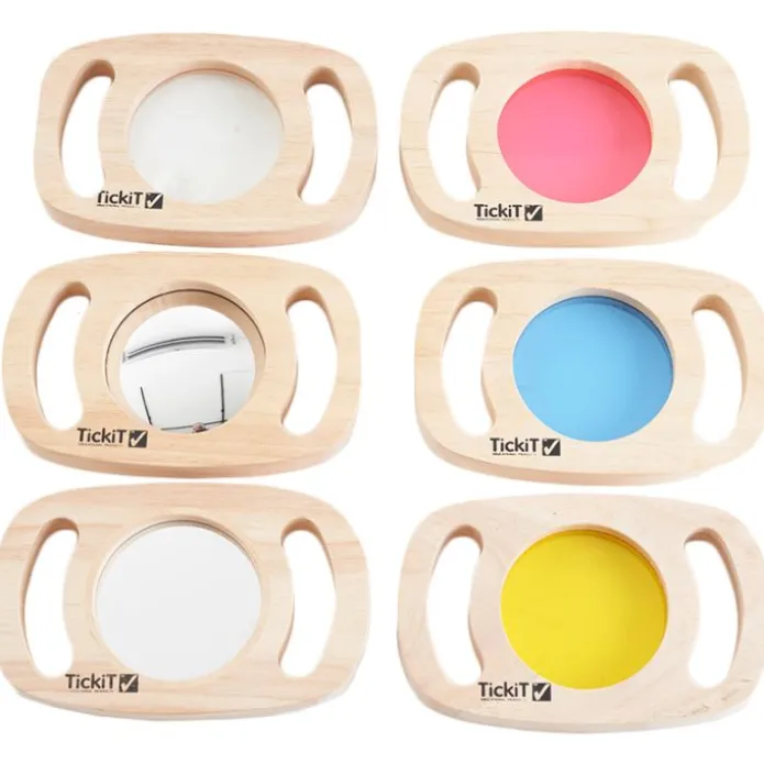 Paneles de madera de colores (6) - TickiT