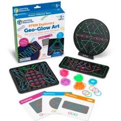 Paneles sensoriales con gomas elásticas fosforescentes (3) - Learning Resources