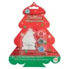 Papá Noel de escayola para pintar con témperas y pincel