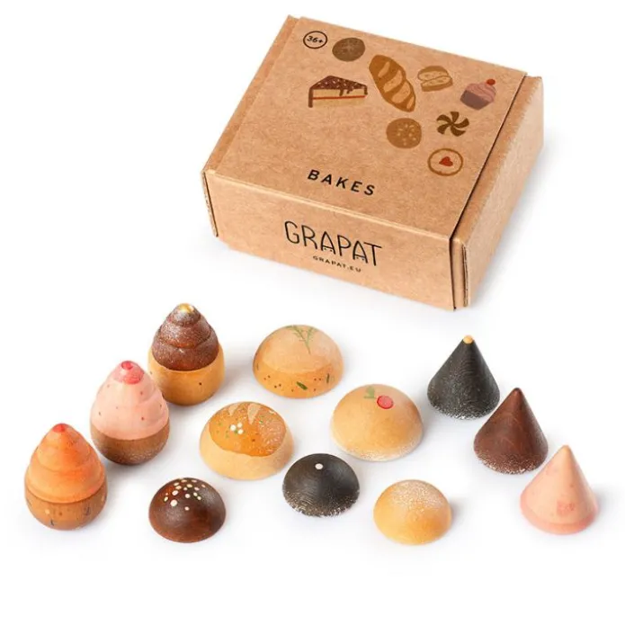Pasteles, panes y galletas de madera Bakes (12) - Grapat