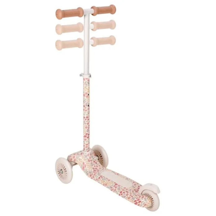 Patinete blanco floral - Little Dutch