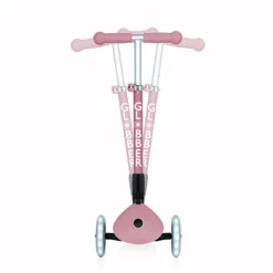 Patinete plegable Junior Foldable Eco rosa pastel con luces - Globber