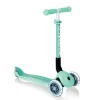 Patinete plegable Junior Foldable Eco verde menta con luces - Globber