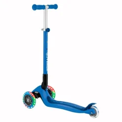 Patinete plegable Primo Foldable azul con luces - Globber