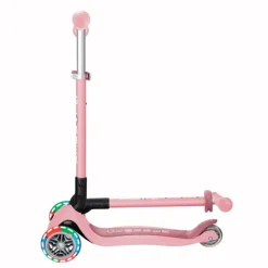 Patinete plegable Primo Foldable rosa pastel con luces - Globber