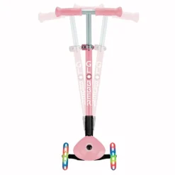 Patinete plegable Primo Foldable rosa pastel con luces - Globber
