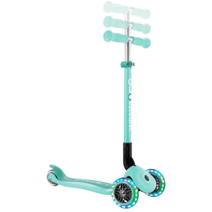Patinete plegable Primo Foldable verde menta con luces - Globber