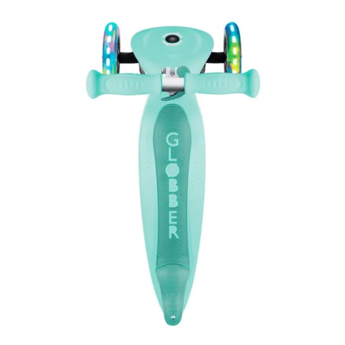 Patinete plegable Primo Foldable verde menta con luces - Globber