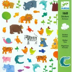 Pegatinas animales (160) - Djeco