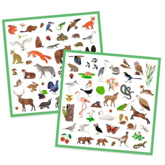 Pegatinas Animales Fauna (160) - Djeco