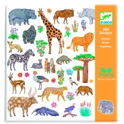 Pegatinas Animales salvajes Kenia (160) - Djeco