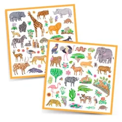 Pegatinas Animales salvajes Kenia (160) - Djeco