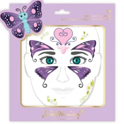 Pegatinas con cristales para la cara mariposa - Great Pretenders