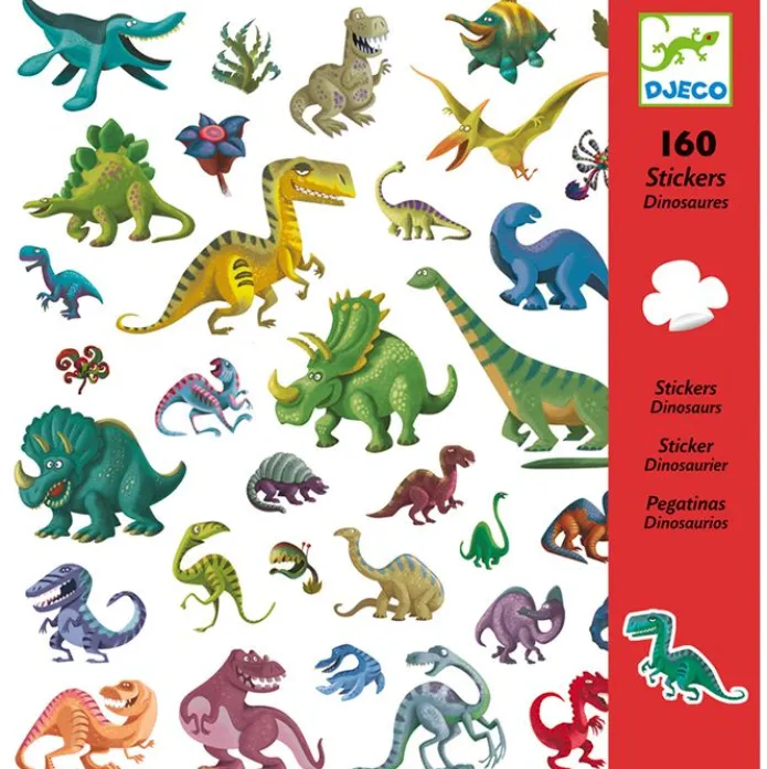 Pegatinas dinosaurios (160) - Djeco