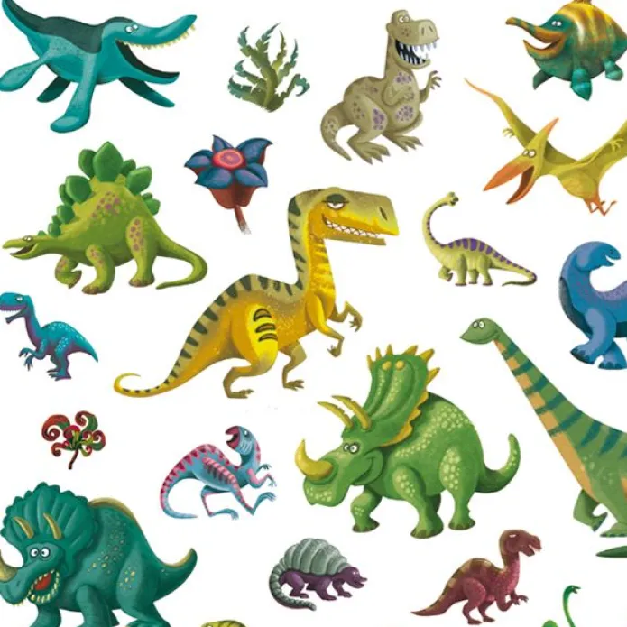 Pegatinas dinosaurios (160) - Djeco