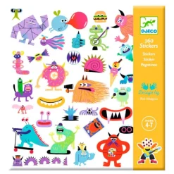 Pegatinas Monstruos (160) - Djeco