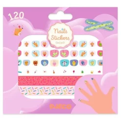 Pegatinas para uñas Feliz Cumpleaños (120) - Djeco