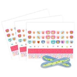 Pegatinas para uñas Feliz Cumpleaños (120) - Djeco