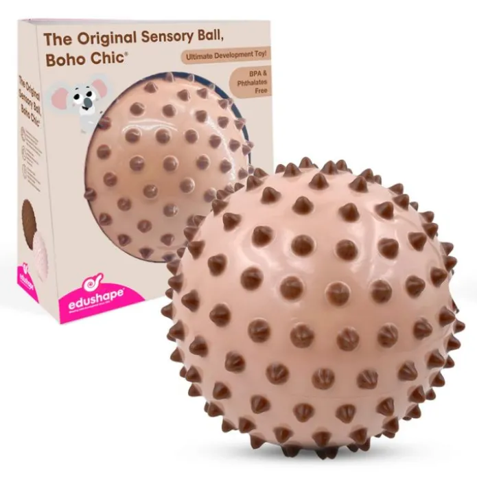 Pelota sensorial con púas Boho Chic café - Edushape