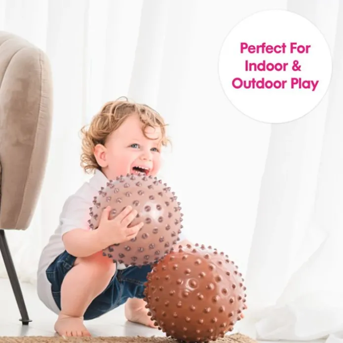 Pelota sensorial con púas Boho Chic café - Edushape