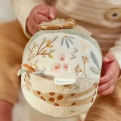 Pelota sensorial de peluche Safari Friends - Little Dutch