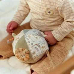 Pelota sensorial de peluche Safari Friends - Little Dutch