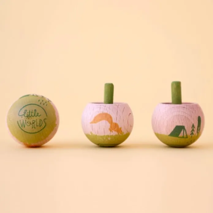 Peonza de madera Little World Nature - Londji