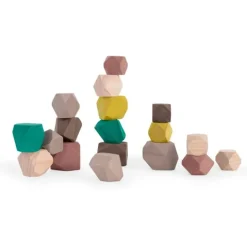 Piedras de madera para apilar (18) - Miniland