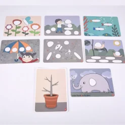 Piedras ecológicas de colores con 8 tarjetas (36) - EDX Education