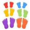 Pies sensoriales de colores (12) - EDX Education