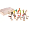 Piezas de bosque de madera (37) - TickiT