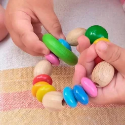 Piezas de madera para cesta de los tesoros con texturas (9) - Mamáluz