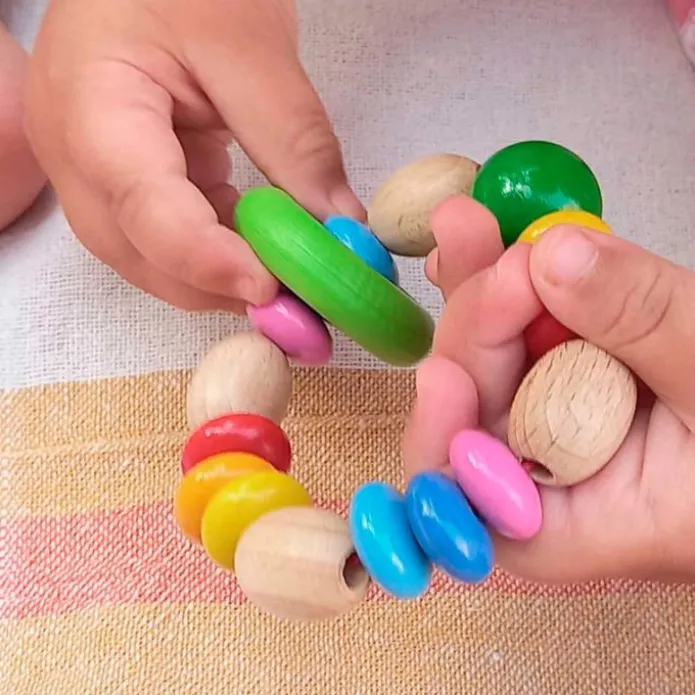 Piezas de madera para cesta de los tesoros con texturas (9) - Mamáluz