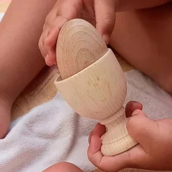 Piezas de madera para cesta de los tesoros con texturas (9) - Mamáluz
