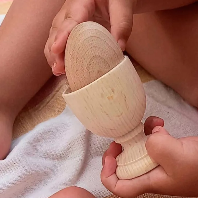 Piezas de madera para cesta de los tesoros con texturas (9) - Mamáluz