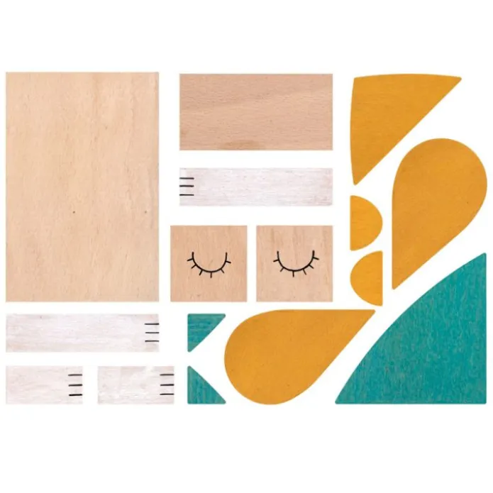 Piezas de madera para construir animales (16) - Londji