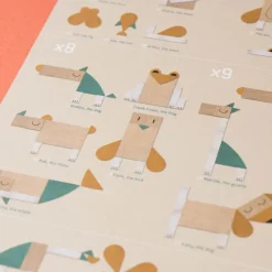 Piezas de madera para construir animales (16) - Londji