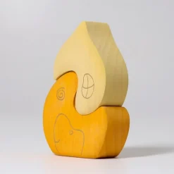 Piezas de madera para construir Casa Amarilla (2) - Grimm's