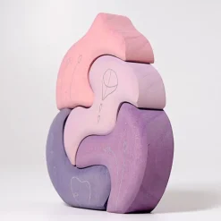 Piezas de madera para construir Casa Rosa (4) - Grimm's
