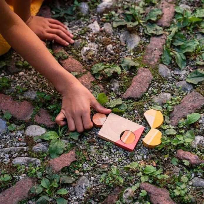 Piezas de madera para construir una ciudad Happy Place (40) - Grapat