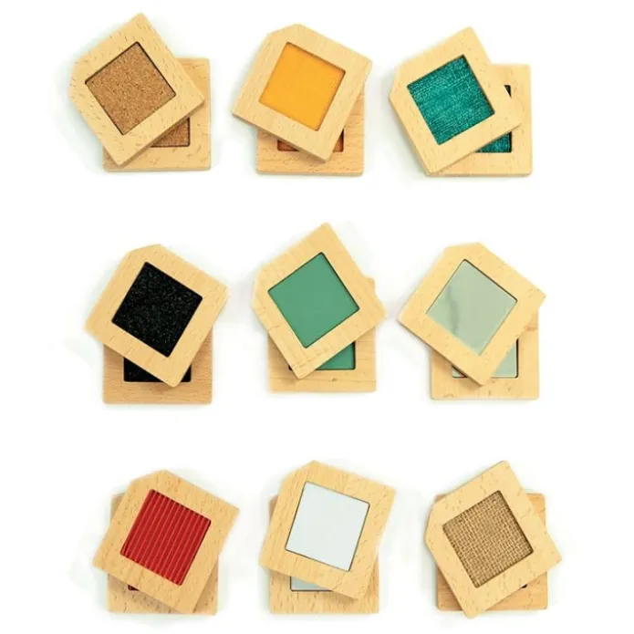 Piezas de madera táctiles para emparejar - Andreu Toys